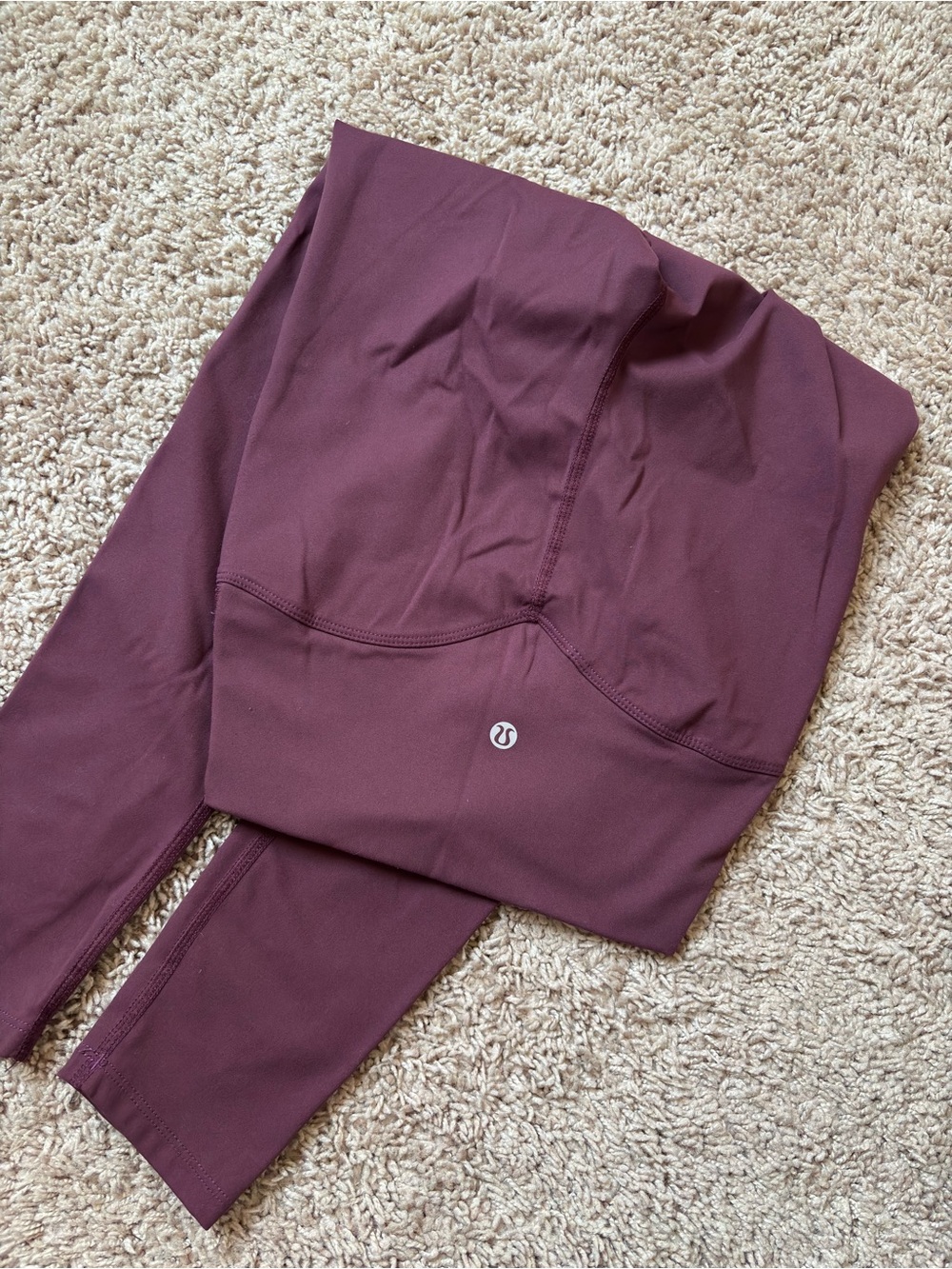 Lululemon High-Waist women Leggings in Deep Plum